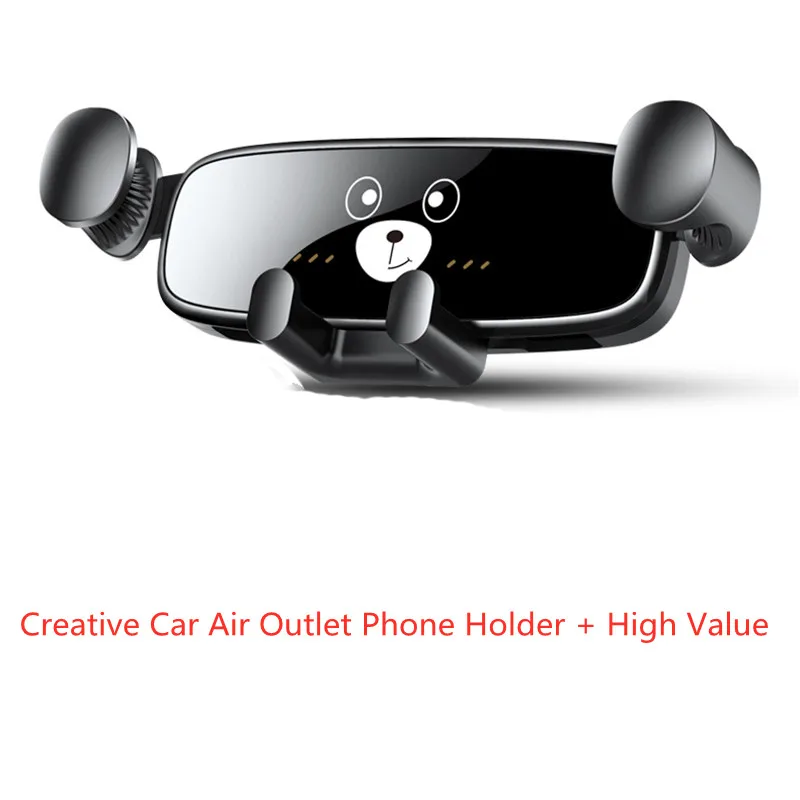 The new net red male and female cartoon air outlet car phone holder is suitable for Chevrolet Siraj Captive Lacetti Cobalt Low