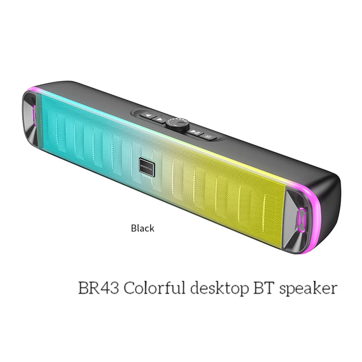 

AAAE Desktop Wireless Bluetooth Speaker FM USB Card Game Speakers for Laptop Mobile Phone Home PC Sound Bar