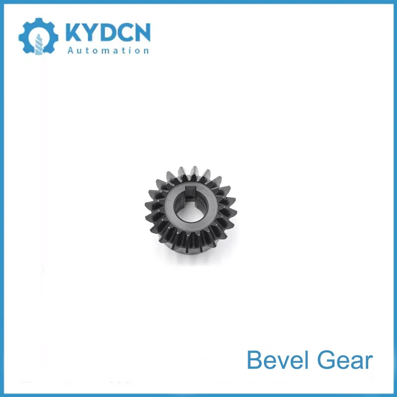 Customized S45C Steel 90 Degree Straight Bevel Gear 1 1.5 2 Mod Keyway Bore Equal Diameter Transmission Gear