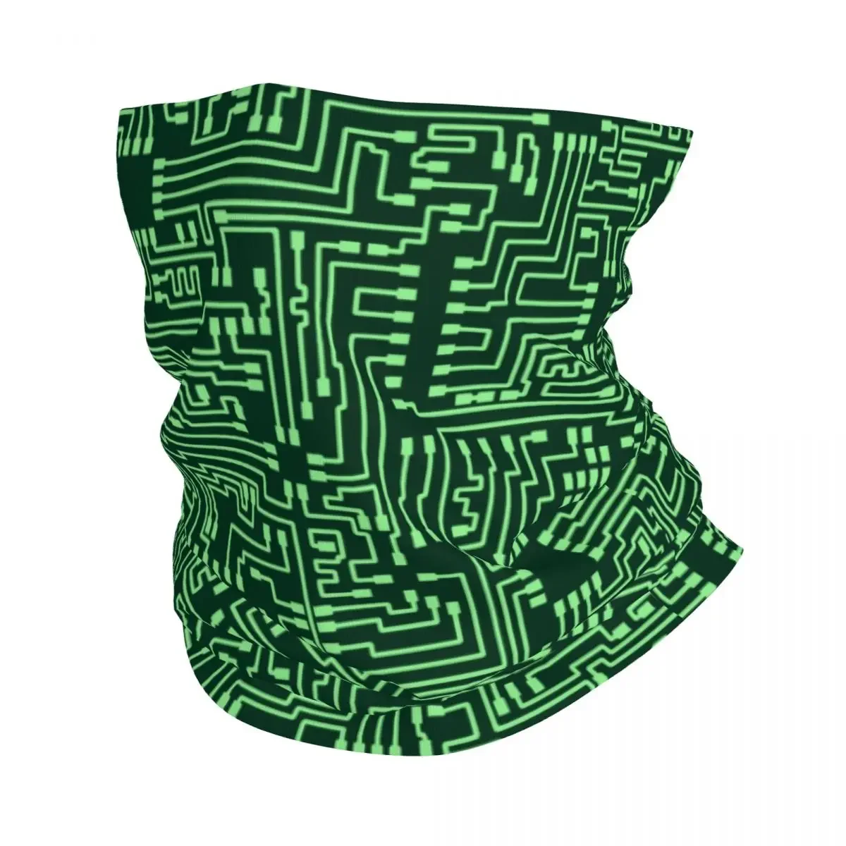 Circuit Board Bandana Neck Warmer Women Men Winter Ski Tube Scarf Gaiter Computer Developer Programmer Tech Face Cover