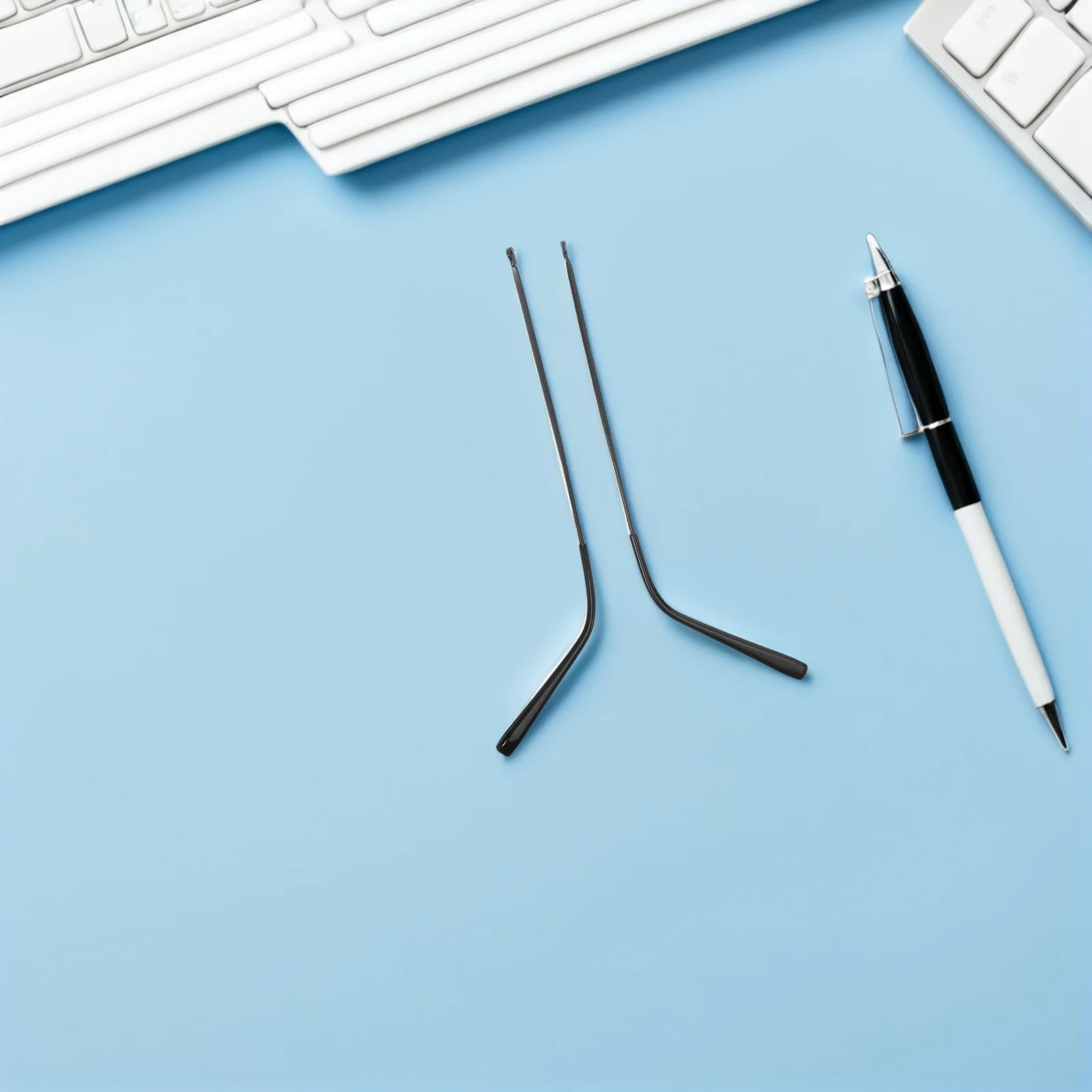 

1Pair Metal Eyeglass Leg Replacement Universal Fit Stainless Steel Glasses Arms Replacement Spectacle Temple Accessories