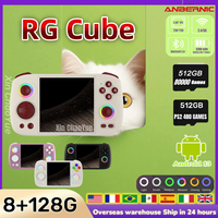 ANBERNIC RG CUBE Retro Handheld Game Console Video Player 3.95 Inch  Screen WIFI Android 13 RGB Joystick8G+128G RGCube 512G PS2