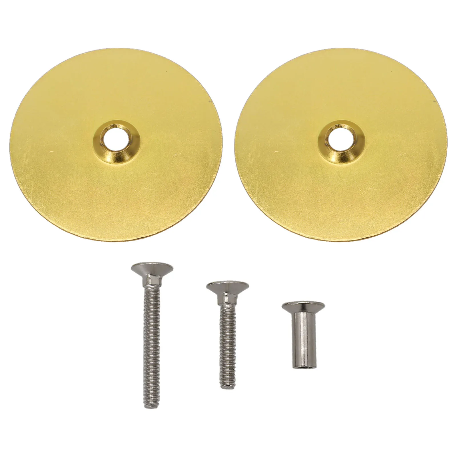 Elegant Finish อุปกรณ์เสริมประตูแผ่นปิดรูสกรูปรับความยาวเส้นผ่านศูนย์กลาง 67 มม.Elegant Design ชุดติดตั้งรวม