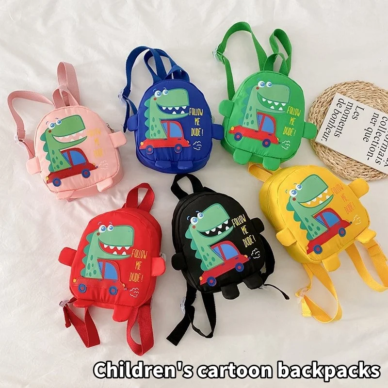 

Children's Cartoon Backpack Cute Kindergarten Baby School Bag Casual Lightweight Little Dinosaur Travel Backpack
