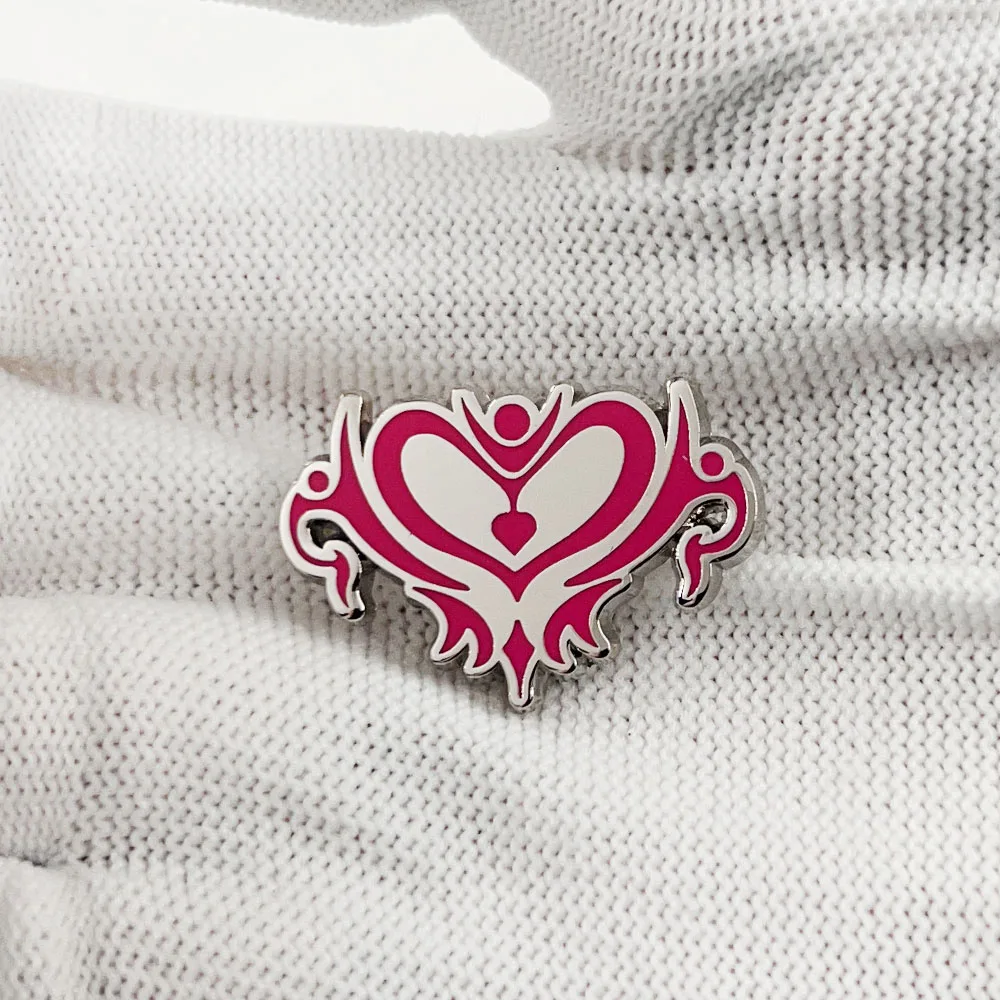 الشيطانة المنشعب الوشم المينا دبوس الوردي مثير شارة الأزياء والمجوهرات الإبداعية الجدة متعة اكسسوارات الديكور