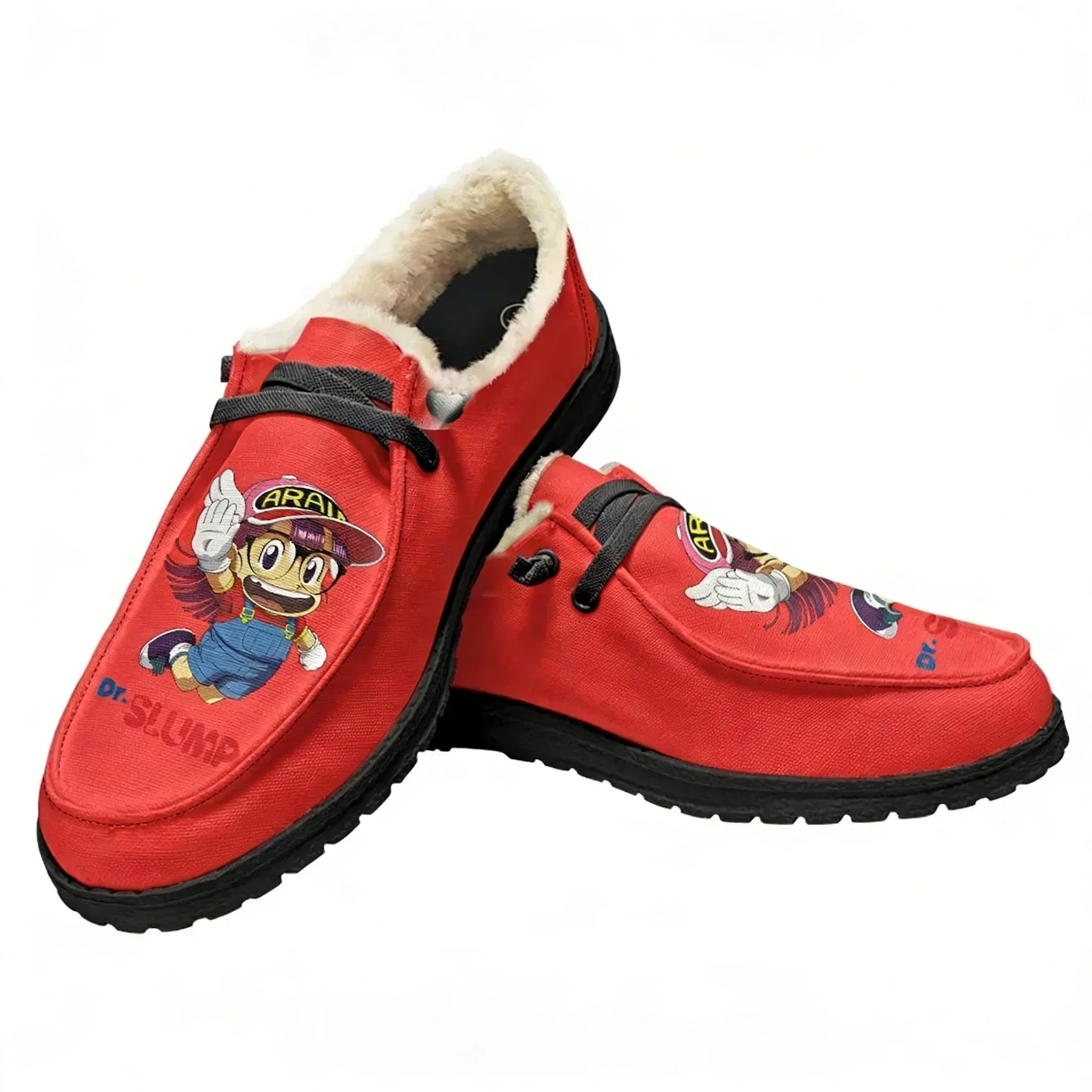 

Повседневная обувь A-Arale Dr Slump, плюшевые туфли на плоской подошве для мужчин и женщин, дышащая повседневная легкая обувь для улицы, обувь для пар, изготовленная на заказ