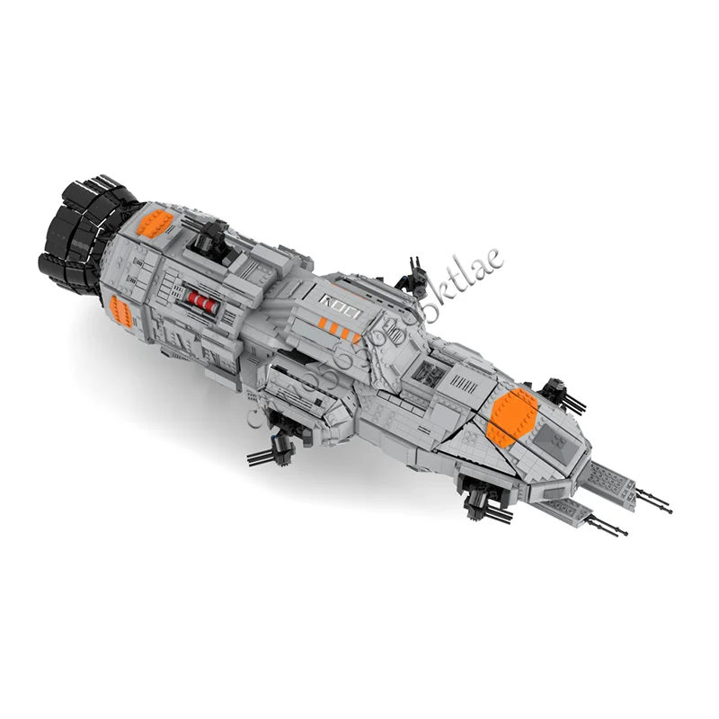 NEW 5351PCS MOC Space Series Mid Scale Spaceship Model Building Blocks Originality Children Set Bricks Birthday toy present Gift