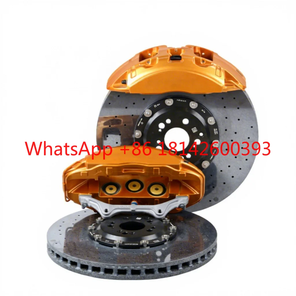 6 Piston Racing Front Big Brake Caliper Kit 18/19 Inch Wheel Fit 380mm Disc High Performance Brake System for Sports Cars