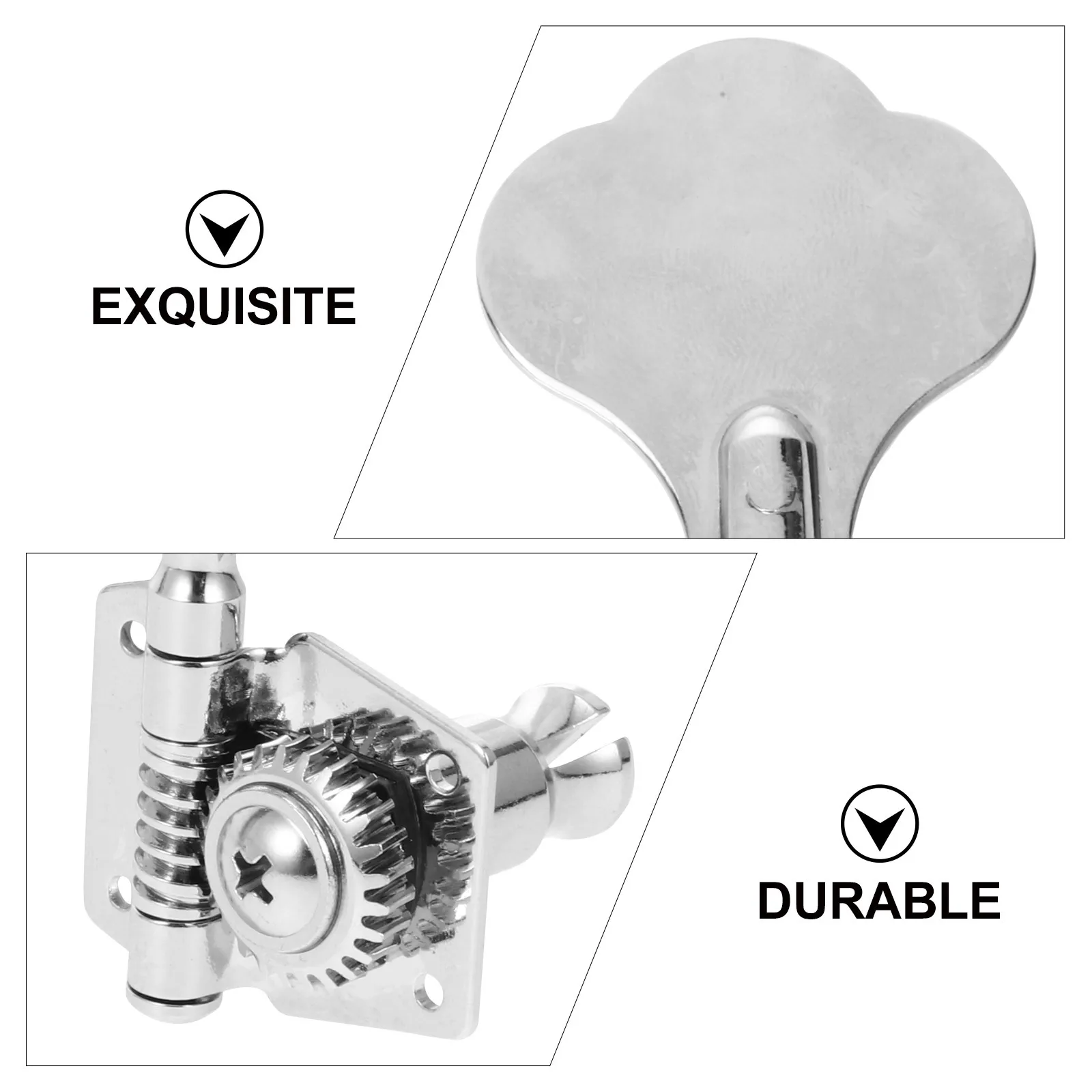 

1 set 1 Set Bass Tuning Pegs Metal Body For Electric Bass Guitar Replacement Durable Machine Head Right Guitar Parts