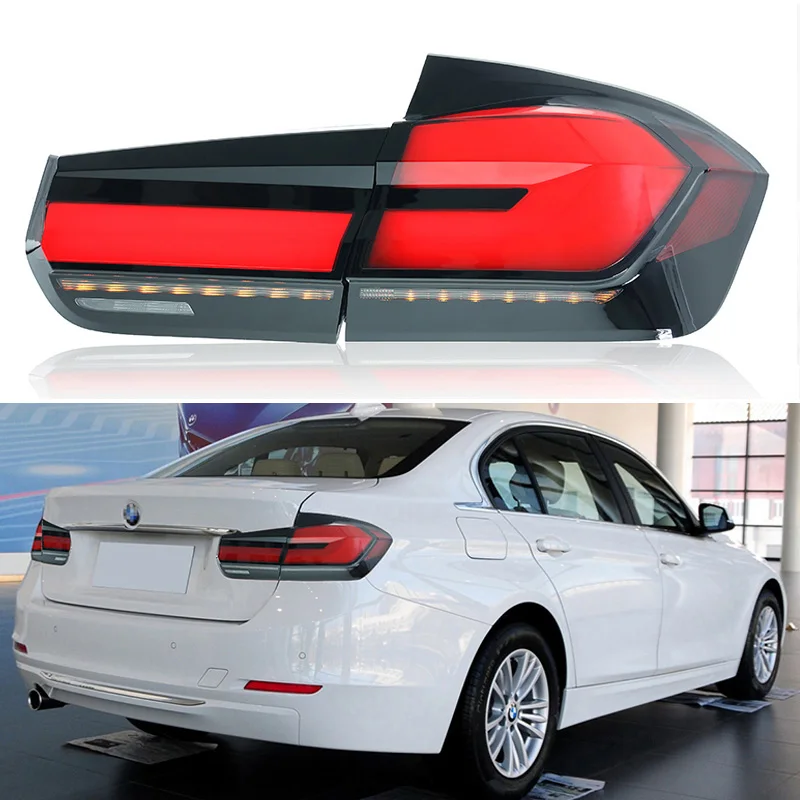 

Автомобильный светодиодный задний фонарь для BMW F30 M3 F80 2012-2020 Светодиодный задний ходовой фонарь + стоп-сигнал + задний ход + динамический указатель поворота