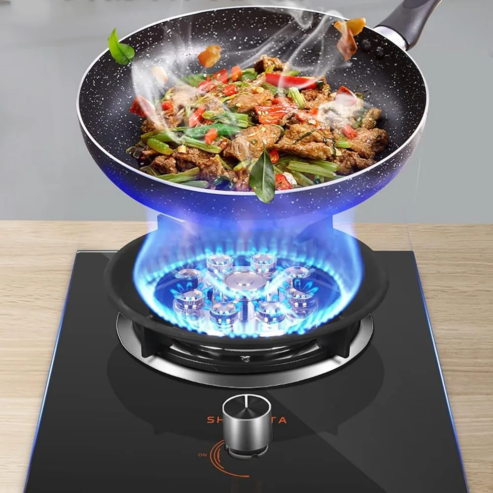 Burner Gas Cooker gas hob Built-in Gas Hob, Table Top Cooking, Portable Lightweight Gas Stove Single Burner， Easy To Use/Compact