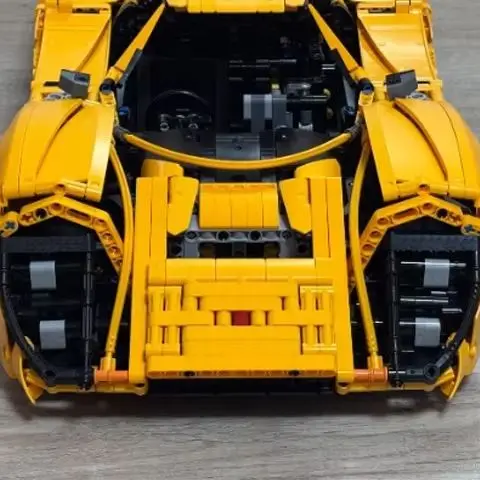 1:8 Collectible MOC-235265 Crafted Cool Speed Sports Vehicle Racing 42172 Model Building Block Puzzle Toys DIY Birthday Gift Kid