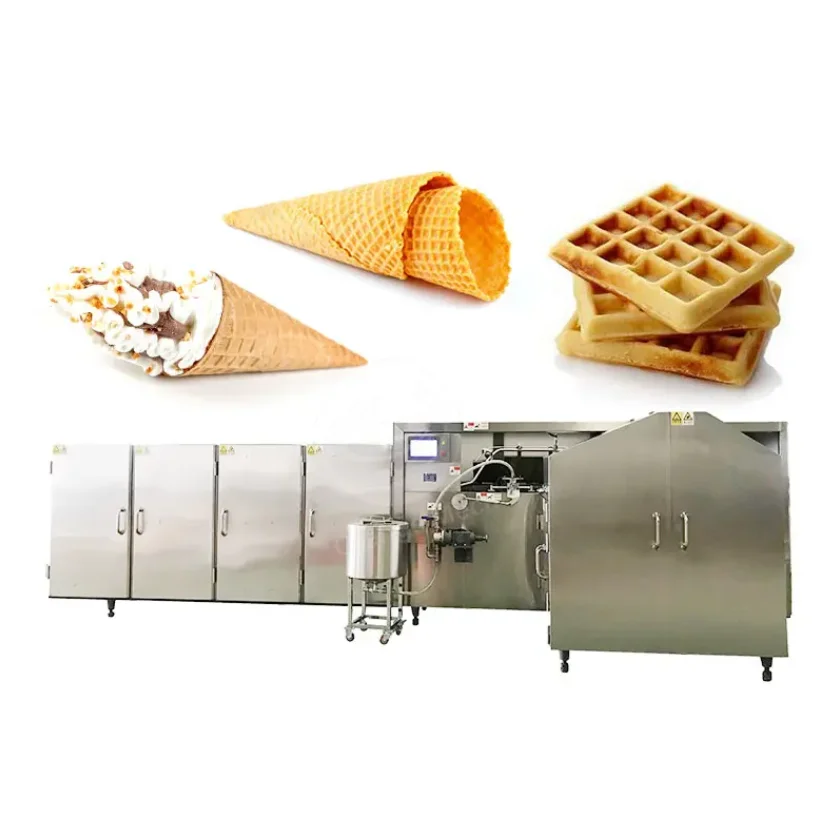 Commercial Full Automatic Rolled Sugar Cone Making Machine Ice Cream Cone Making Machine Price
