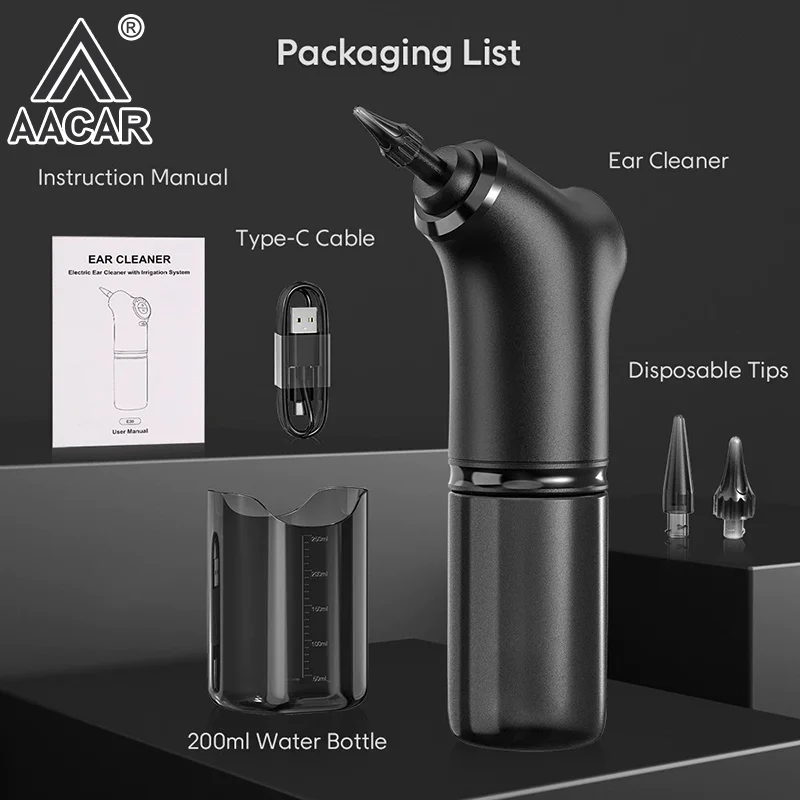 

Electric Ear Cleaner Kit Pressure Modes Ear Wax Removal Health Care Water Irrigation Ear Washer For Adults Child Ear Cleaner