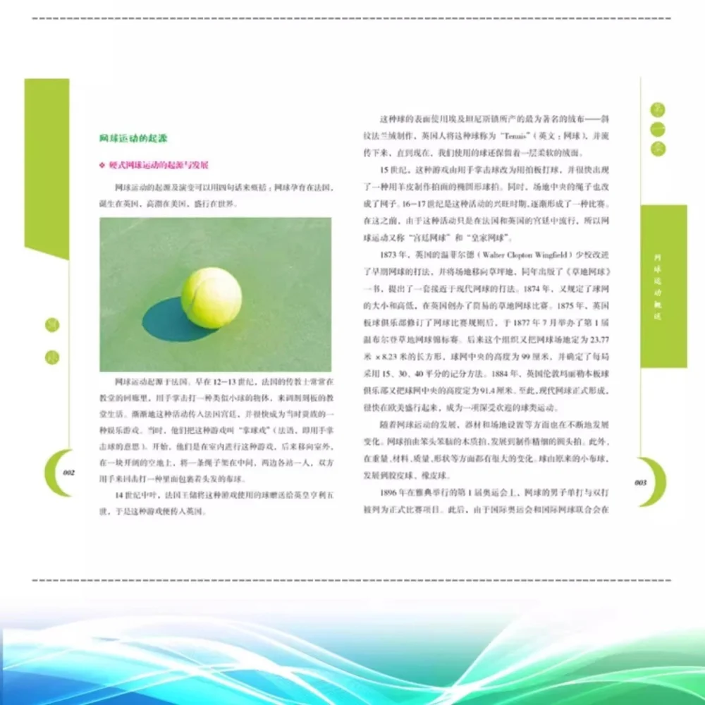 Tennis Tutorial Books, Guidance Books for National Fitness Programs, Basic Tennis Techniques