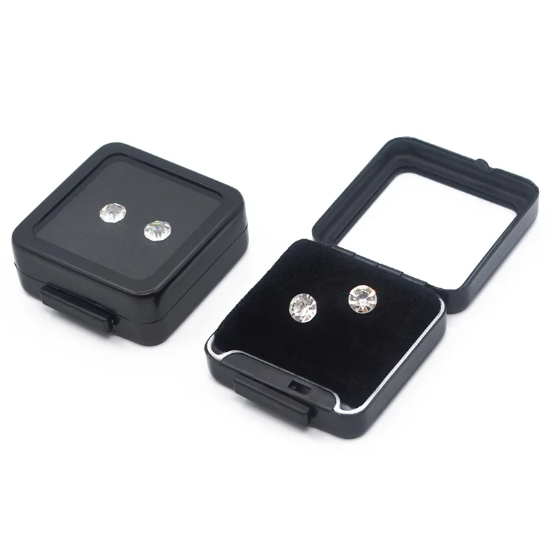 صناديق معدنية عالية الجودة باللون الفضي والأسود من الحجر العاري، صندوق تخزين للحفر الداخلي، جوانب مزدوجة باللونين الأسود والأبيض #6