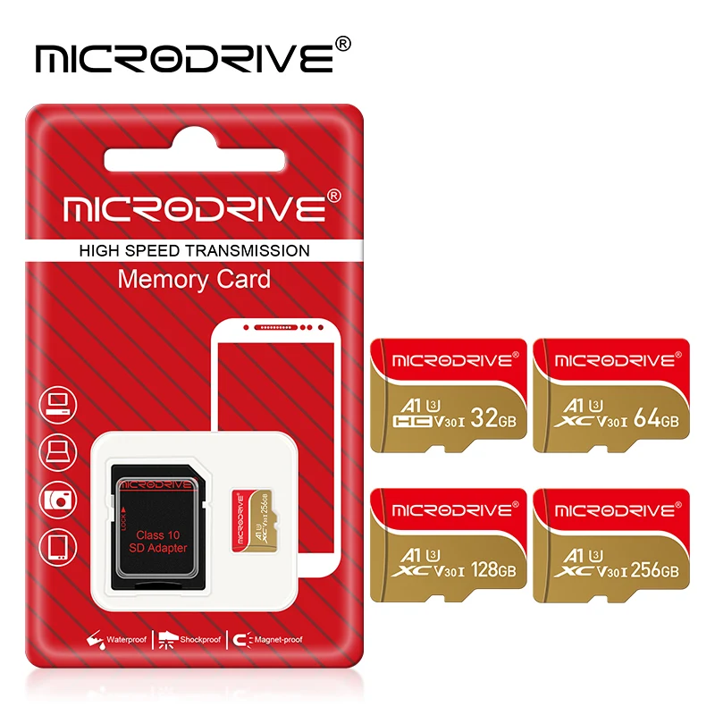 Micro tf SD card 16GB 32GB 64GB mini Card Class 10 TF Flash Card Memory Card 256GB 128GB For Smartphone with card reader