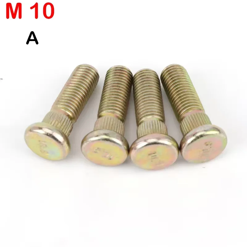 برغي بلوحة ضغط لولبية ، تشغيل مفتاح M10 M12 ، مسمار محوري ، فولاذ ، مركبة ATV ، UTV ، كارت ، أجزاء دراجة رباعية ، 4 لكل قطعة #6