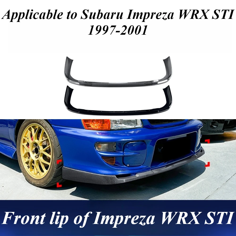 

For Subaru Impreza WRX STI GC8 GF8 1997-2001 Front Bumper Lip Spoiler Polyurethane PP ABS Plastic Aggressive Style JDM Body Kit