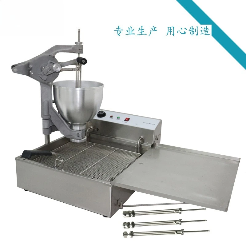 Manual blanking ball donut machine Donuts fryer desktop three kinds of molds