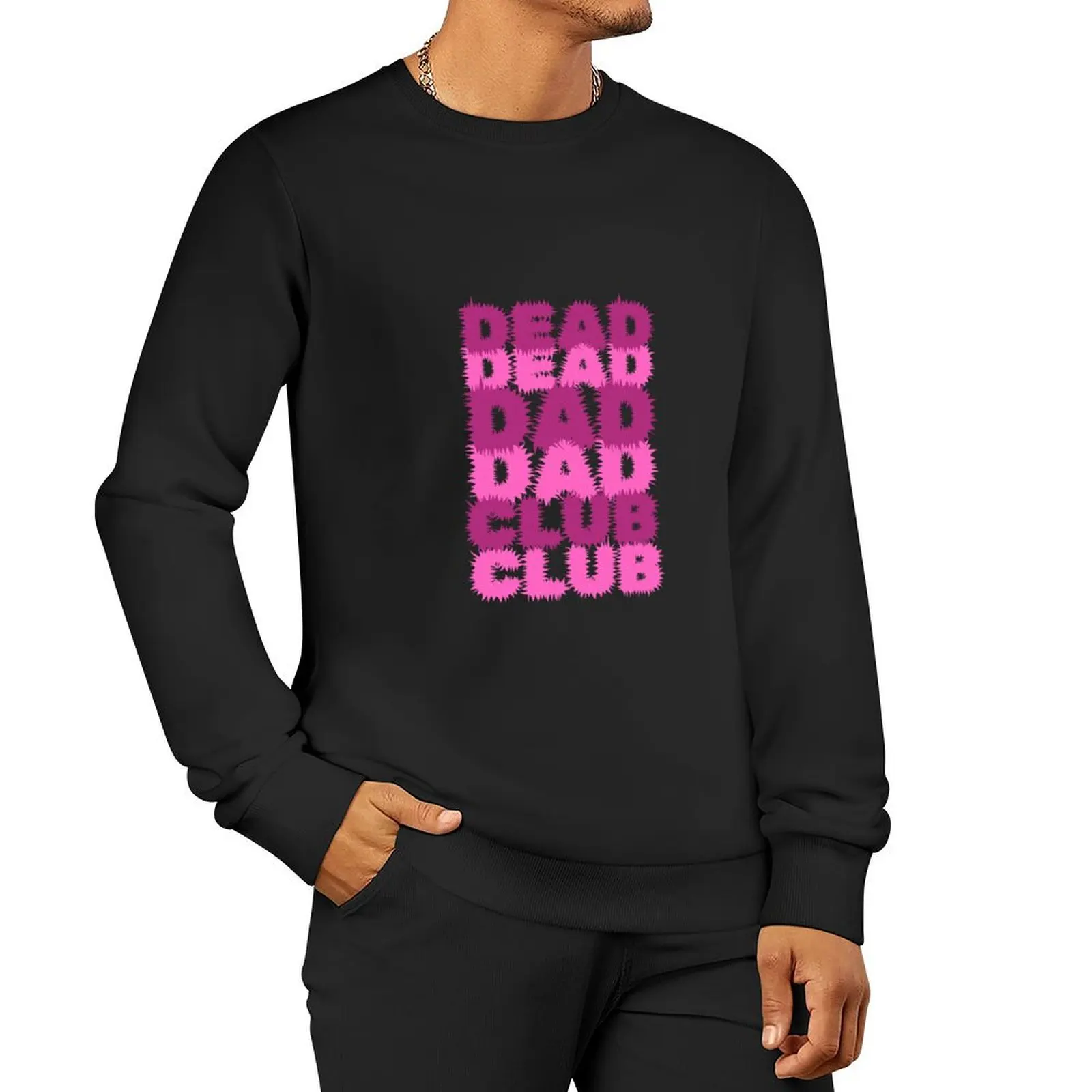 

Dead Dad Club Vintage Funny Saying Pullover Hoodie men clothes anime clothes men wear hooded sweatshirts