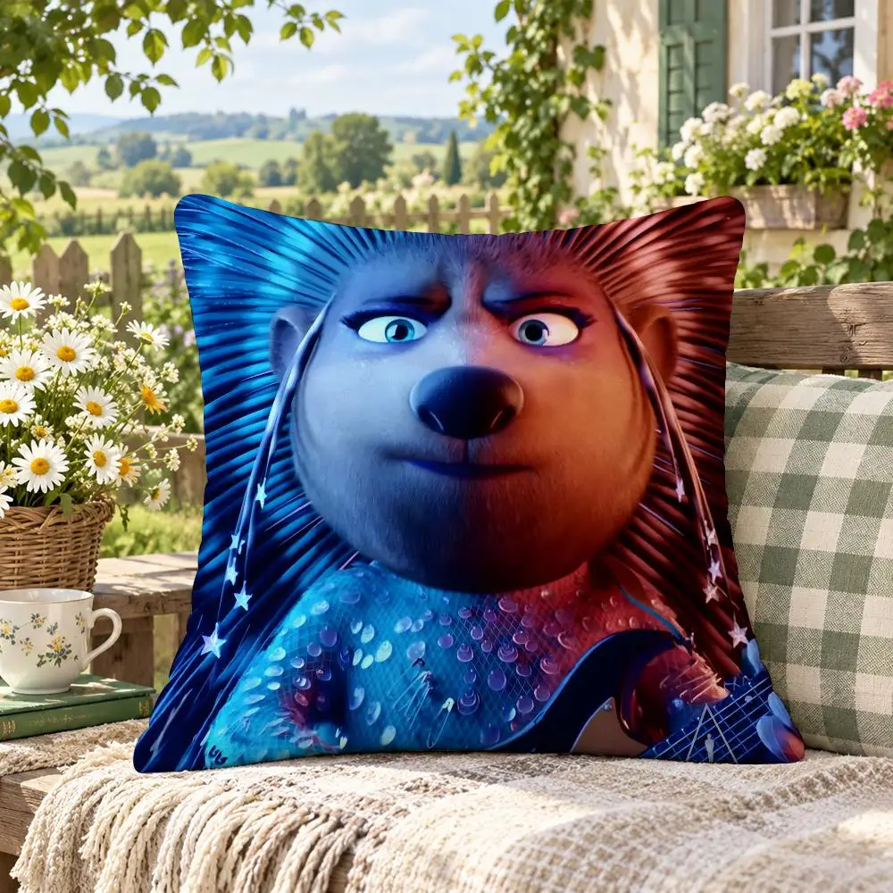 Movie Cinema Classic S-Sing Cushion Cover Short Plush  throw pillow Anti-Mite Sofa Bedroom Den Car Dorm Decor Gifts