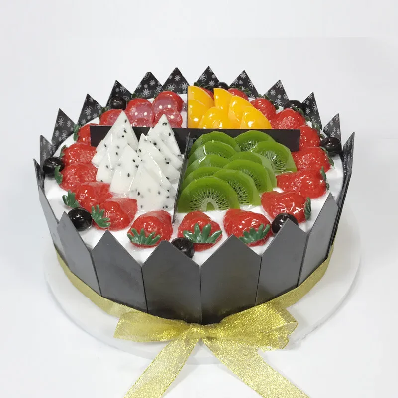 

Artificial Fruit chocolate Cakes Dessert Fake Food Wedding Home Party Decor Display Realistic Cake Model Tea Table Decoration