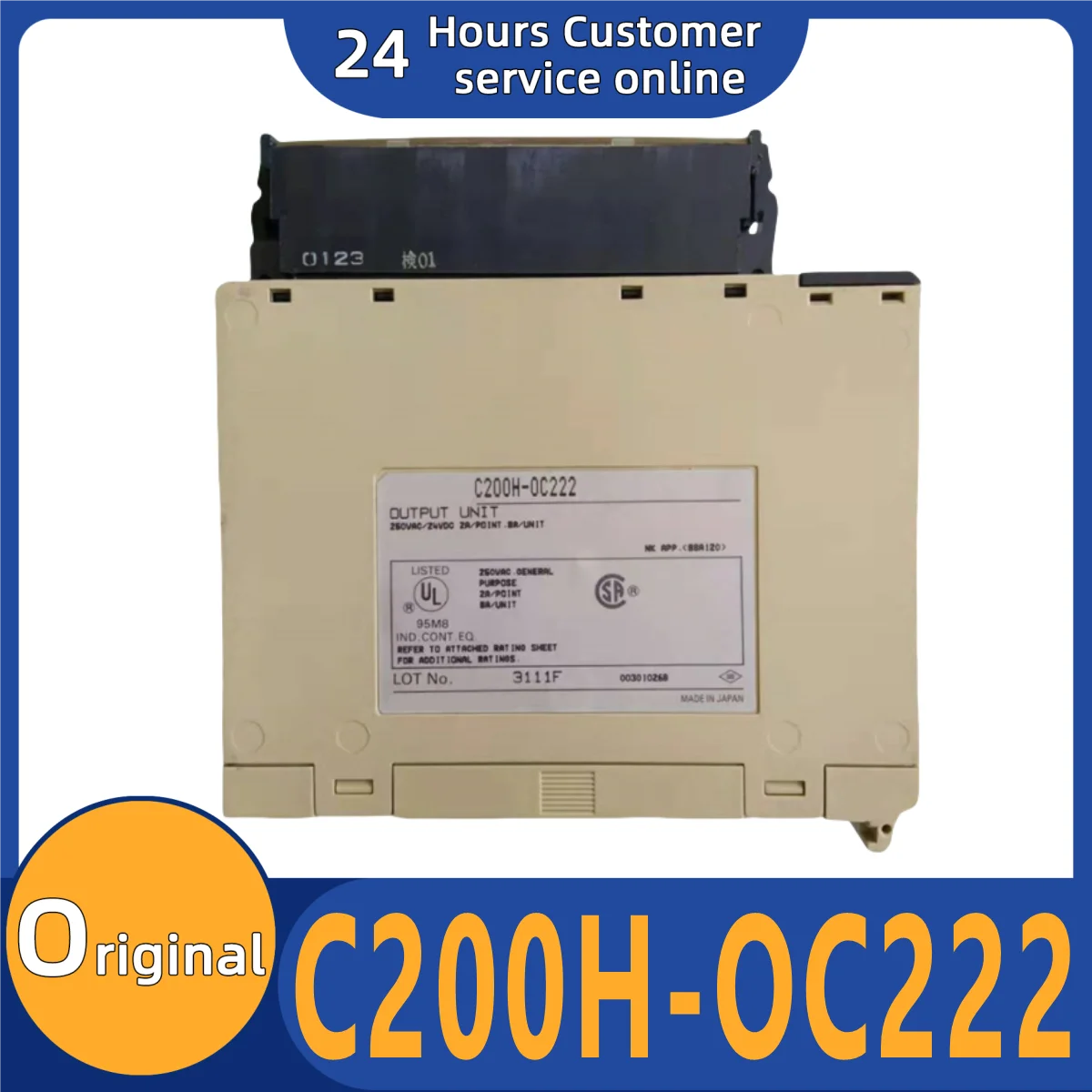 

Совершенно новый оригинальный модуль контроллераC200H-OC222