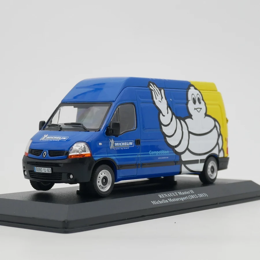 Ixo 1:43 Scale Diecast Alloy Renault Master Michelin Motosport Van Toys Cars Model Classics Adult Gifts Souvenir Static Display