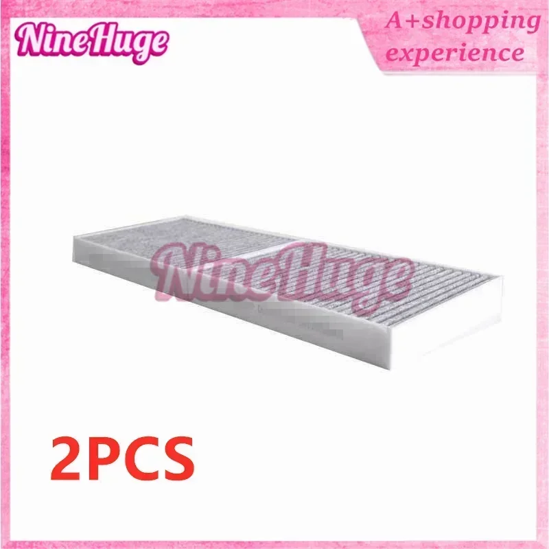 2 قطعة 64 11 9 366 401 فلتر هواء المقصورة من الكربون المنشط مناسب لسيارات BMW 740 Li/740 E/750 I 64119366401 64119366402 64119366403 #2