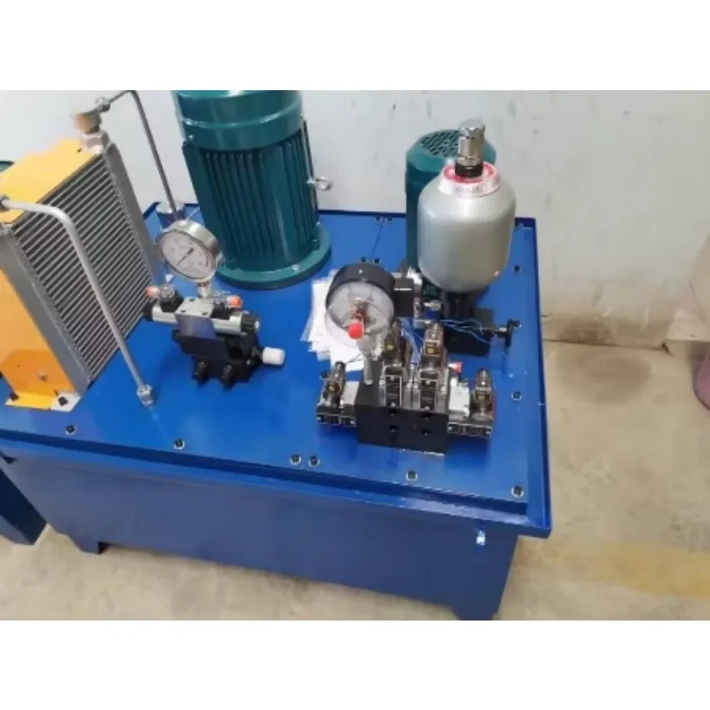 Hydraulic servo pump station small fire curtain damper