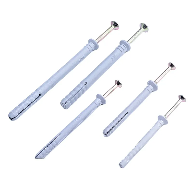 

30 Pcs Plastic Self Drilling Drywall and Wall Anchor with Screw Kit Wall Plug Anchor Expansion Bolt Pipe Colum