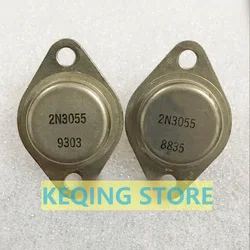 1PCS 2N3055 NPN TO-3 Metal package Transistor Big wafer High Power Reliable quality