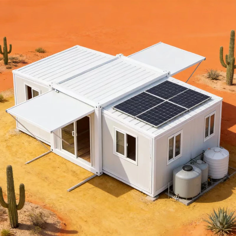 Luxury Steel Mobile Portable Container House 20ft/40ft 3 Bedroom Expandable Prefabricated Folding Shipping Home