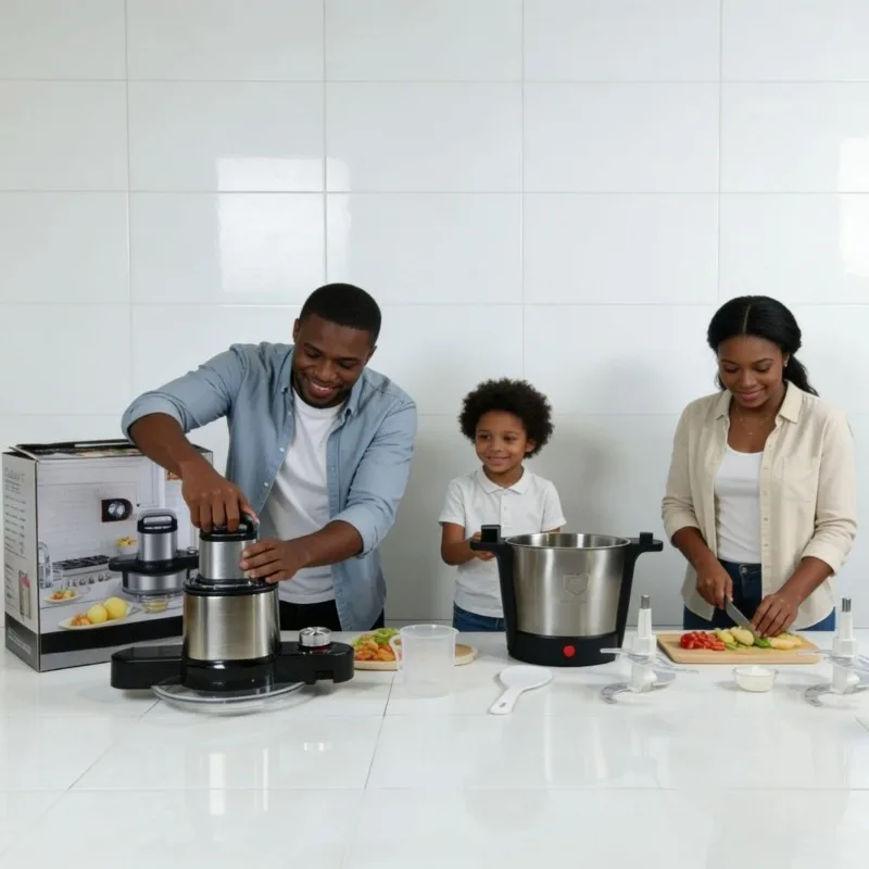 Household Electric Cassava Yam Masher Multi-purpose Fufu Swallow Maker Meat Vegetable Paste Blender