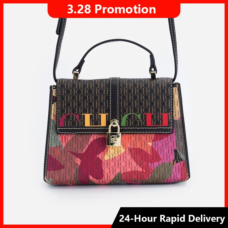 

CH Exquisite And Fashionable Handbag Niche Light Luxury Brand With Lock Design Trendy Designer's New Casual Womens Crossbody Bag