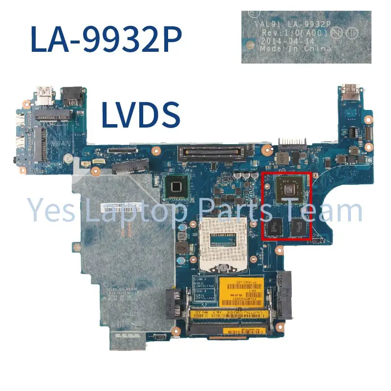 Placa base LA-9931P LA-9932P para portátil DELL Latitude E6440, LA-9933P, 0D5CH1, 007KGN, 085M2V, 0X8DN1