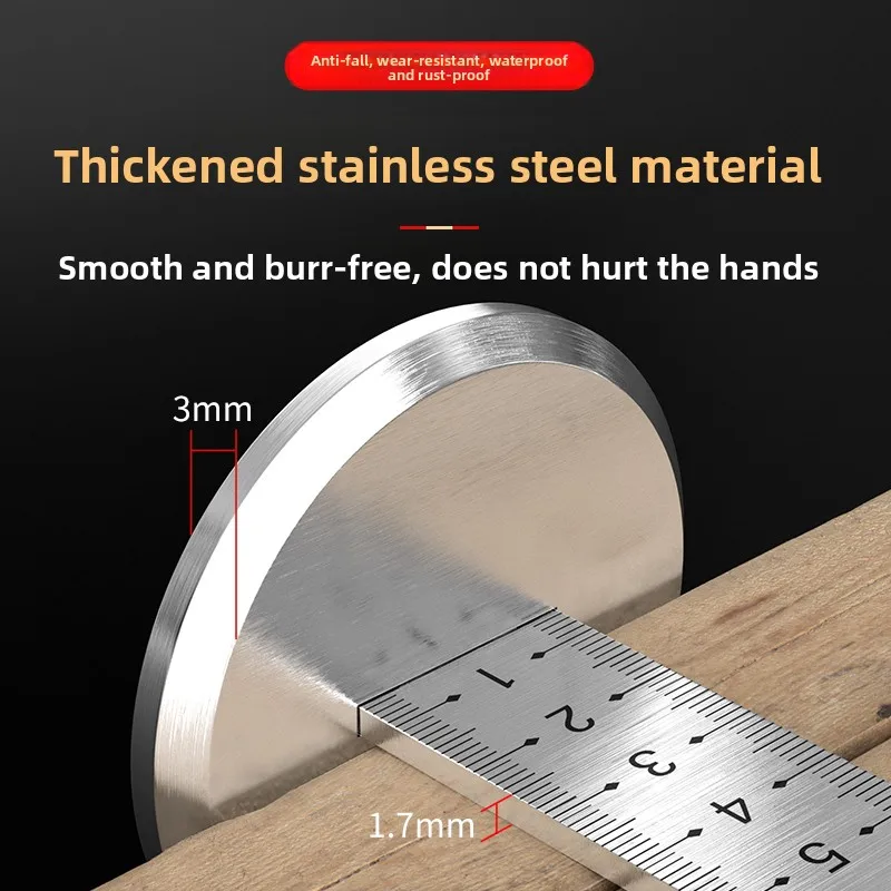 Stainless Steel Lay Floor Tile Special Ruler Double-side Multipurpose Equal Height Ruler Durable Practical