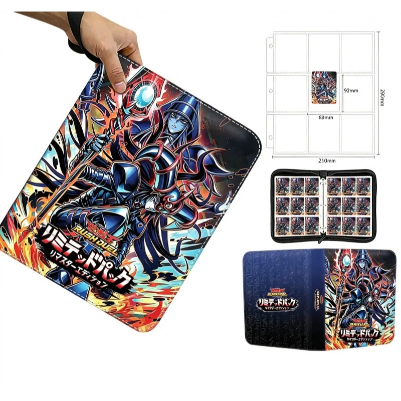 Rush Duel Dark Magician of Chaos Ranger Card Storage Hobby Binder Card Book Photo Album Card Holder Anime Trendy Cartoon Gift