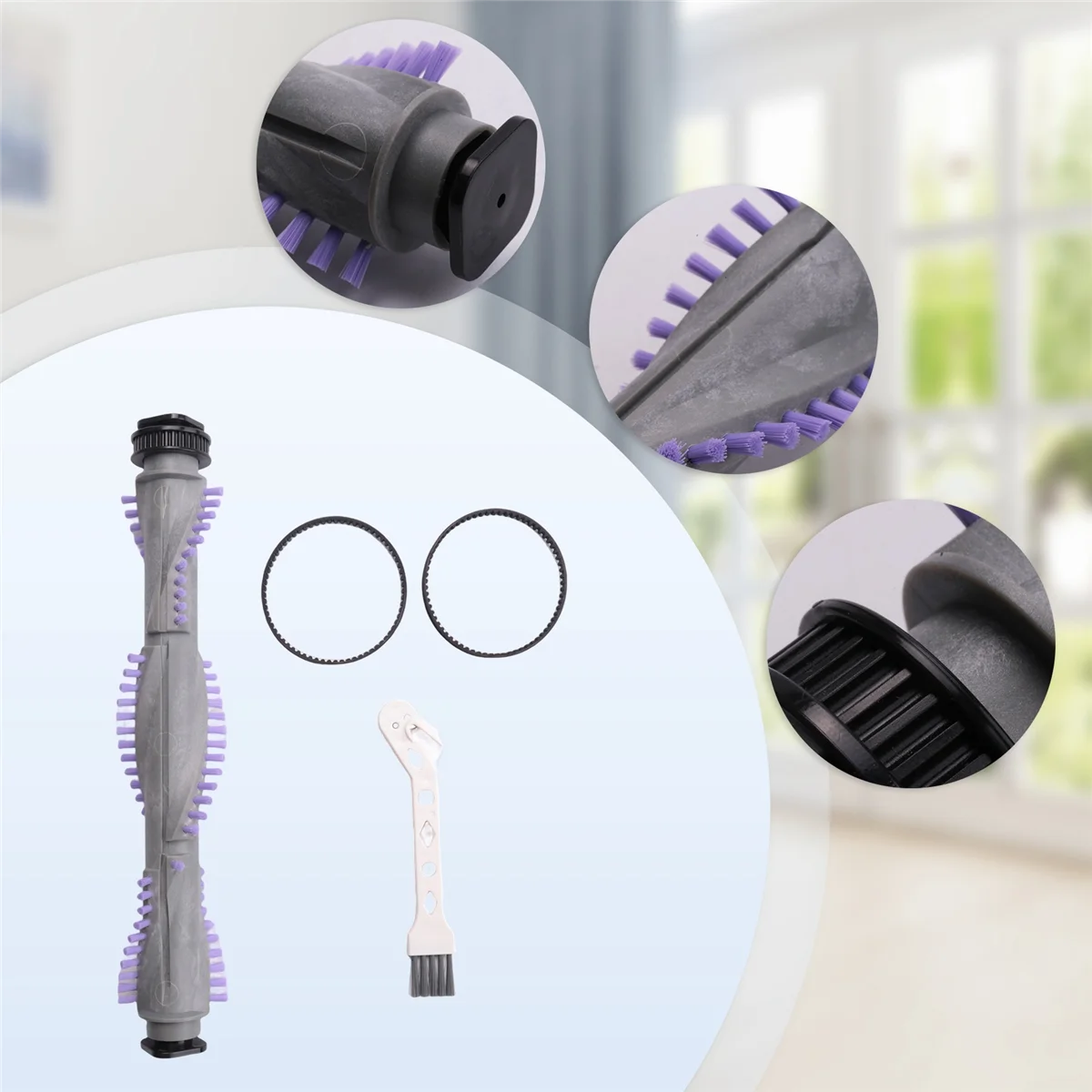 HEIßER Ersatzbürstenrolle und Riemen für Shark Navigator Lift-Away NV350 NV351 NV352 NV353 NV360 NV356E NV42 Staubsauger