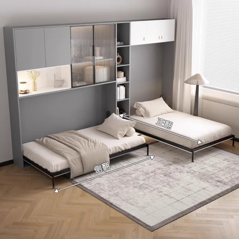 

Aesthetic Organiser Bed King Minimalist Japanese Unique Bed Storage Lounge Cama De Lujo Para Dormitorio Bedroom Furniture