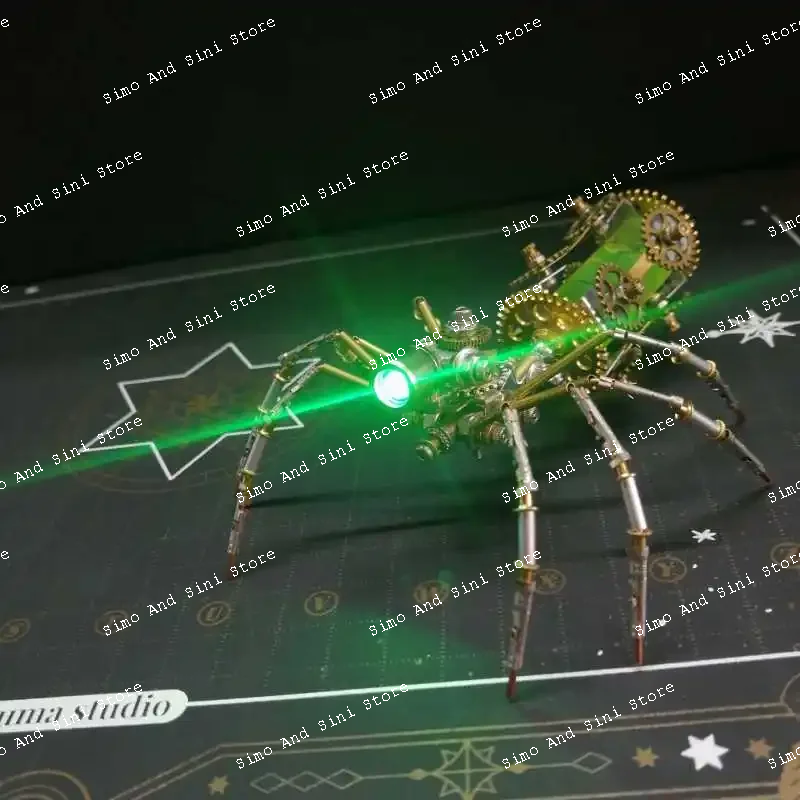 Набор для сборки биохимической металлической модели в стиле стимпанк: механические насекомые, 3D-пазл, игрушка ручной работы, подарок - 100+ деталей