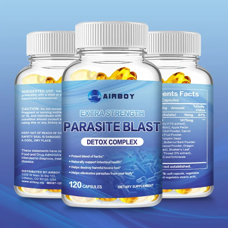 Gut Health Supplement - Eliminates Parasites, Supports Detoxification and Cleansing