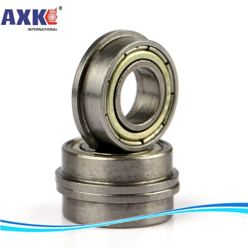 200pcs free shipping flange bearing Thin wall deep groove ball bearings F6800ZZ 10*19*21*5*1 mm