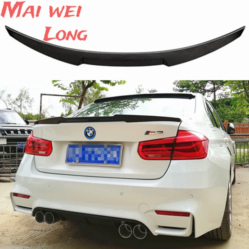 3 Series F30 M4 Style ABS Plastic Rear Luggage Spoiler Wing for BMW F30 F80 M3 2012 + 320i 325i 328i 335i 2012-2017