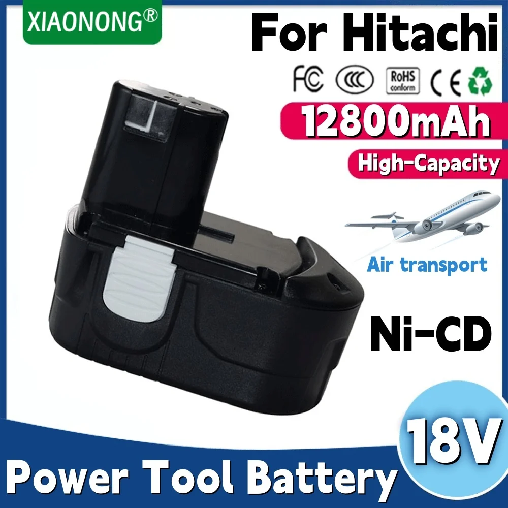 

For Hitachi EB1812S EB1814SL EB1820 EB1826HL EB1830 DS18DL accumulator NEW 18V 12800mAH 12.8ah battery exchange