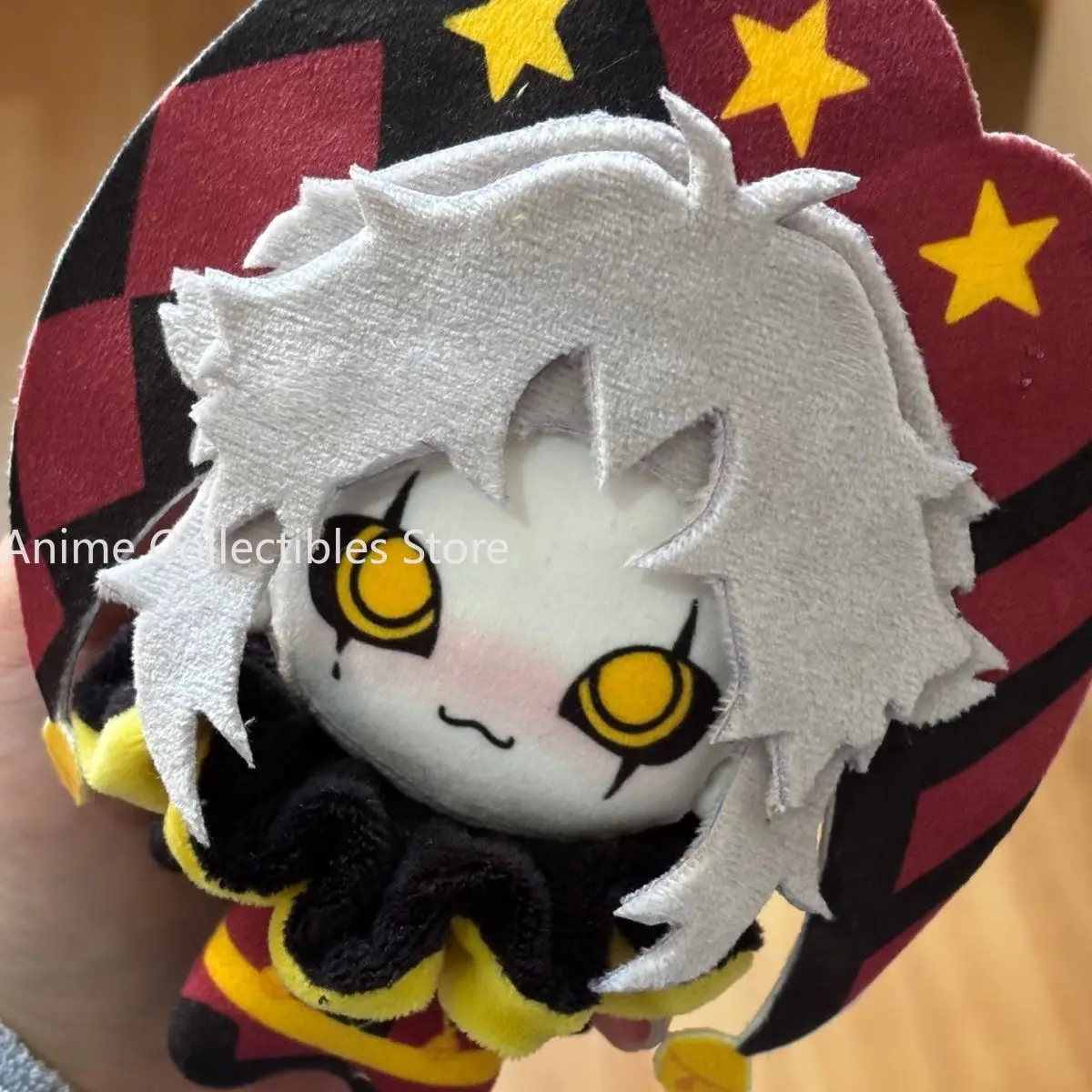 Anime The Freak Circus Pierrot Cosplay 10CM Cute Plush Cotton Stuffed Plushie Figure Birthday Gifts Girls