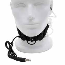 Elemen Z-Tac Walkie Talkie Headset Tenggorokan Mic Vacuum Transmisi Suara CS Headset