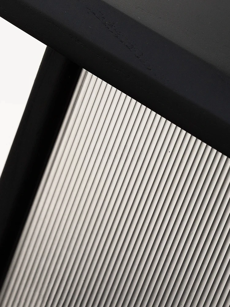 Living room floor-to-ceiling solid wood TV cabinet, simple modern storage side cabinet