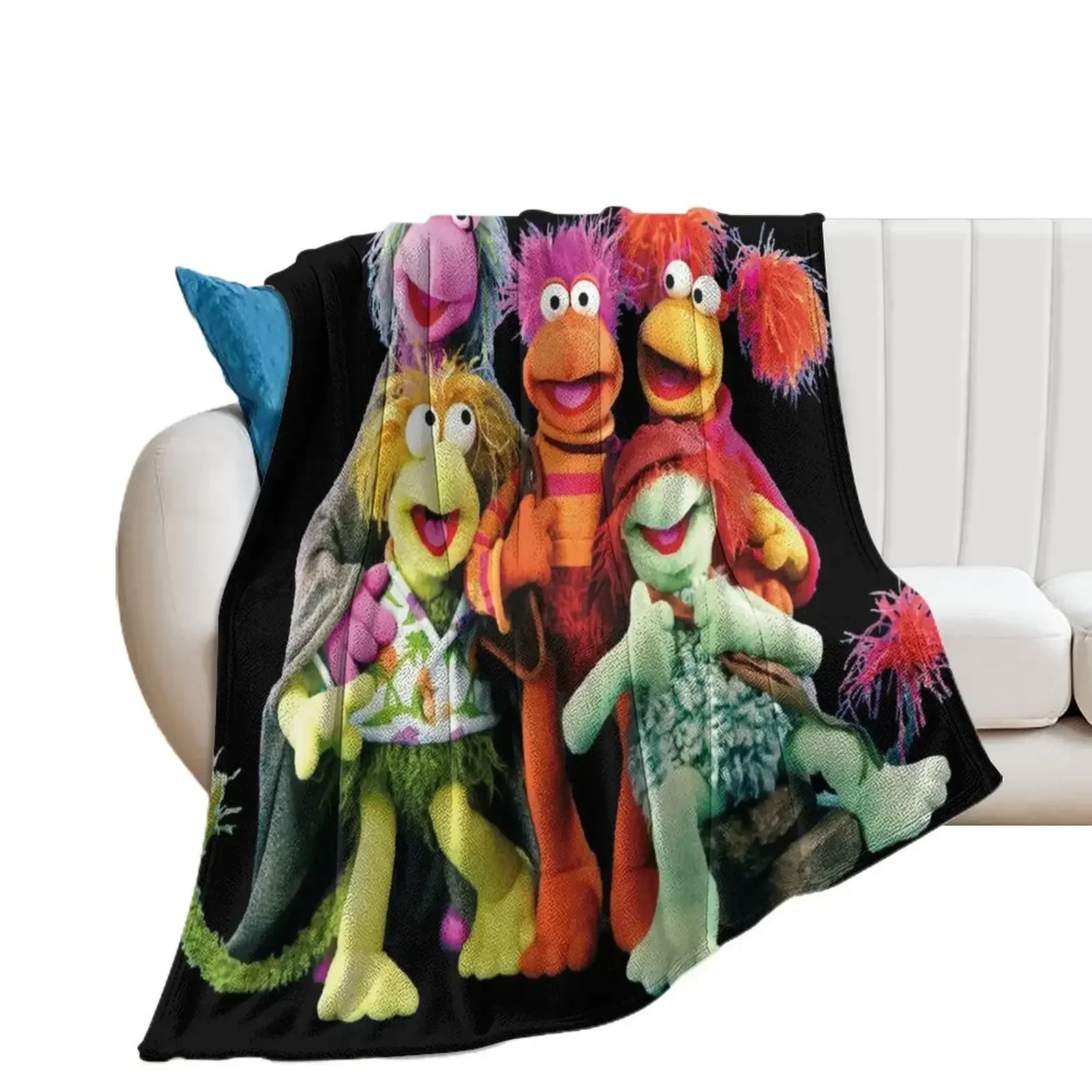 

Fraggle Rock Throw Blanket Summer Beddings Weighted Shaggy Blankets